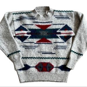 Women’s Aztec Wool Sweater